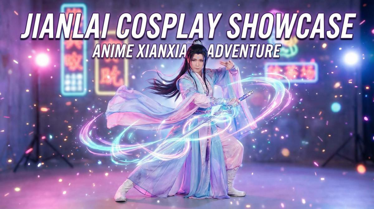 抖阴视频演示 - 抖阴动漫视频：仙侠Cosplay视频演示 专业服装道具视频教
